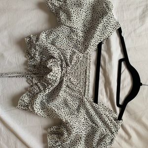 Zaful polka dot top